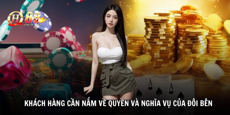Khách hàng cần nắm về quyền và nghĩa vụ của đôi bên